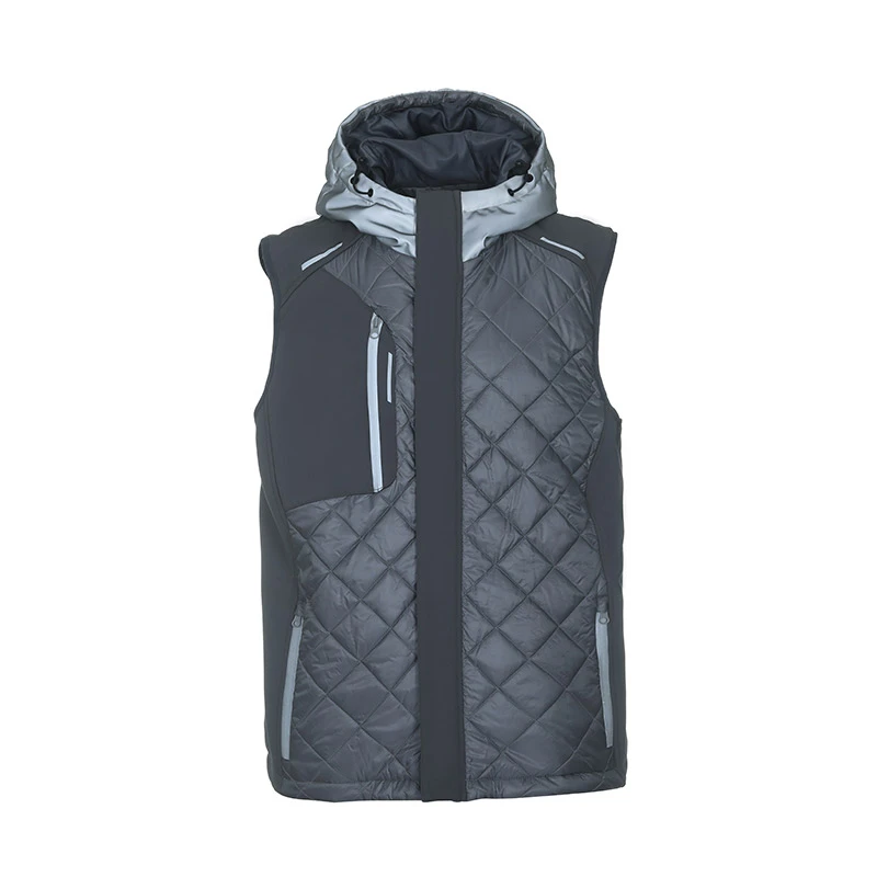 Quilted Patchwork Cotton Vest: A Warm Shield For Outdoor Adventures